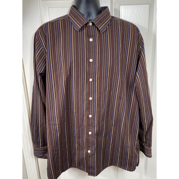 GAP Other - GAP Striped Button Down‎ Shirt Long Sleeve Casual Men's Dress Shirt XL